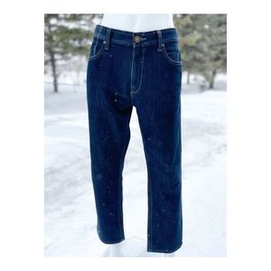 DL1961 Denim Jeans VINCE Men’s Casual Straight Dark Wash Diablo Blue